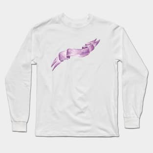 Watercolor ribbon Long Sleeve T-Shirt